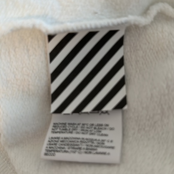 OFF-WHITE C/O VIRGIL ABLOH Acrylic Arrows Hoodie New - Picture 12 of 13